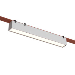 Cветильник для трека-ремня Belty, серия Linear, со светодиодом, L323*W40*H45мм, 48V DC, 12W, RA90, 120°, 4000K, IP20, белый, алюминий, Denkirs DK5574-WH