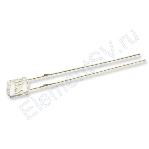 Светодиод ICL-2х3х4mm LE23 (white, 800-900 mcd, clear) - фото.
