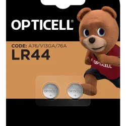 Элемент питания алкалиновый 'таблетка' LR44/LR1154/AG13/G13 (блист.2шт) Specialty Opticell 5060006