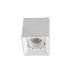 Светильник накладной IP 20, 10 Вт, GU5.3, LED, белый/белый, пластик, Denkirs DK3080-WH