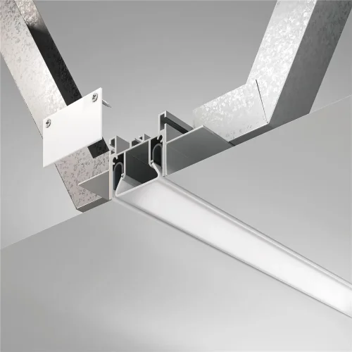 Алюминиевый профиль для натяжного потолка 34×72 (Серебро, 2 м), ALM014S-2M (Серебро) - фото 3