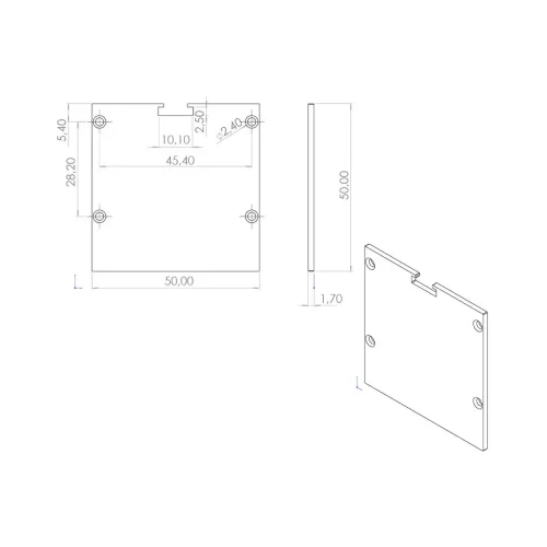 Заглушка для профиля LC-LP-5050 (177) - фото II