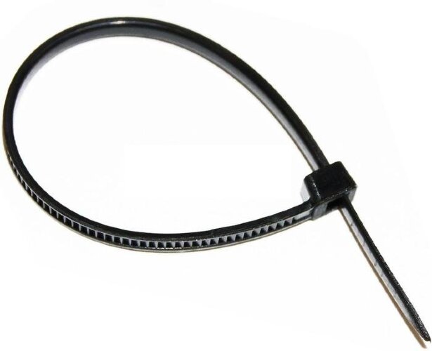 Хомут КСС-А 2,5х150 нейлоновый с УФ защитой черный (100штук/упаковка) IN HOME - Фото 2