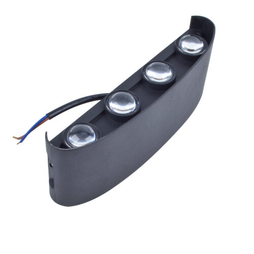 ULU-P20B-8W-4000K IP65 BLACK Светильник светодиодный уличный, Архитектурный накладной, Белый свет 4000K, Корпус черный, TM Uniel - фото 5