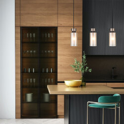 Подвесной светильник со стеклянным плафоном 50115/1 черный (050250)