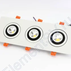 Светодиодный светильник JH-704B-3*7W B785 (21W, warm white)