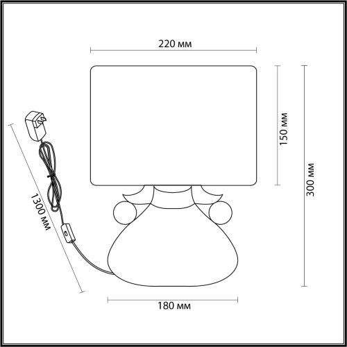 Настольная лампа «LUMION» 5668/1T, серия: JUNIA. Фото 2.