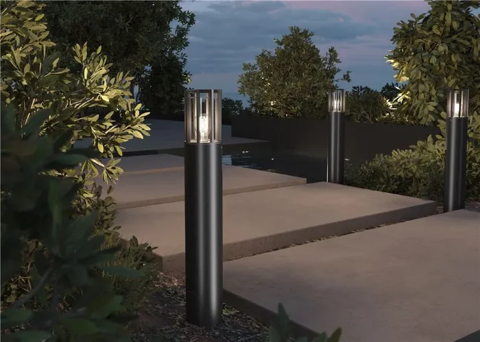 Ландшафтный светильник Barrel E27x1 15Вт IP 54 (Графит) - фото 17