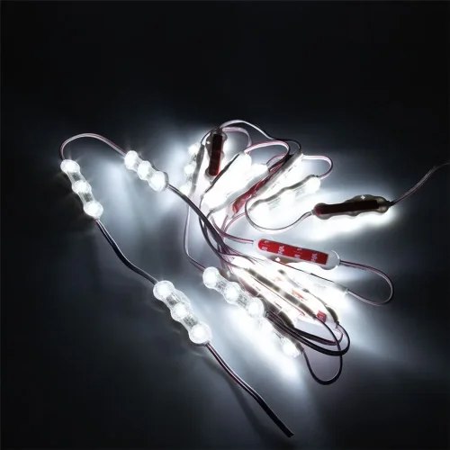 Светодиодный модуль 3led 2835 MOD54 (1,2W, 24VDC, white, 170°, led SAMSUNG) - фото I