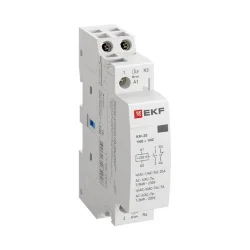 Контактор модульный КМ 20А NО+NC (1 мод.) EKF km-1-20-11