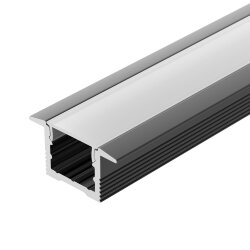 Профиль SL-SLIM-Н13М-F25-2000 BLACK (Arlight, Алюминий) 037114