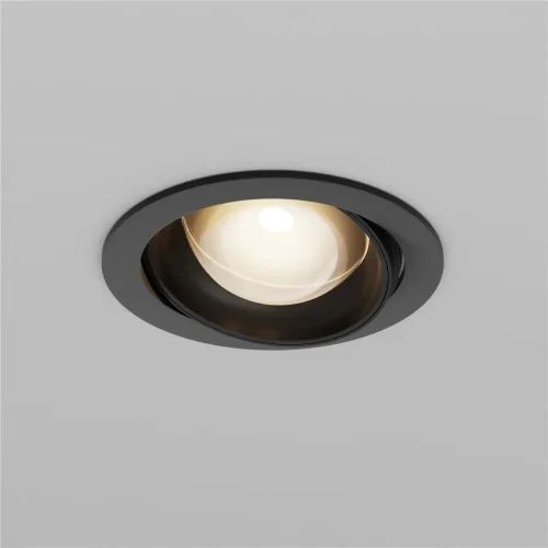 Встраиваемый светильник Линза / Lens 12 Вт 3000 К 70° IP 44 (Черный) DL105-12W3K-B - фото 8