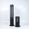 Уличный светильник столбик JH-BD-B14 DHL34 (220V, 7W, черный корпус, 600mm, IP65, warm white) - фото.