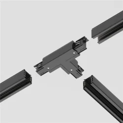 Коннектор Т-образный правый Trinity черный (Черный)