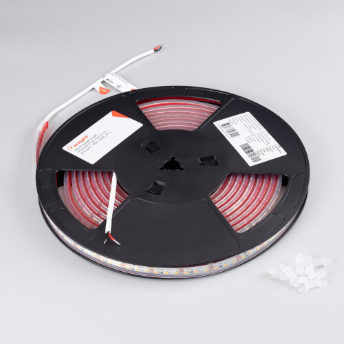 Светодиодная лента герметичная RTW-PS-А120-10mm 12V White6000 (9.6 W/m, IP67, 2835, 5m) (Arlight, 9.6 Вт/м, IP67) 022318(2) - фото 3
