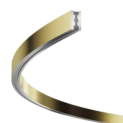 Шинопровод круглый из полукругов 1200мм Flarity латунь (Латунь) TRX154-2SR-D1200-BS - фото