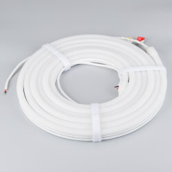 Светодиодная лента герметичная MOONLIGHT-SIDE-А140-12х24mm 24V Warm2200 (9.6 W/m, IP68, 5m, wire х2) (Arlight, Вывод прямой, 3 года) 042799