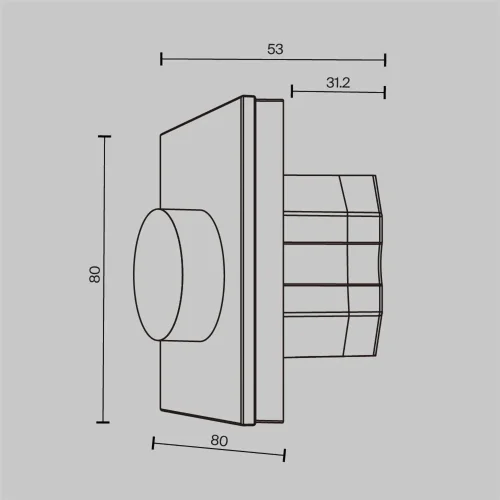 Роторная панель управления DALI DT8 MIX (Черный) - фото 2