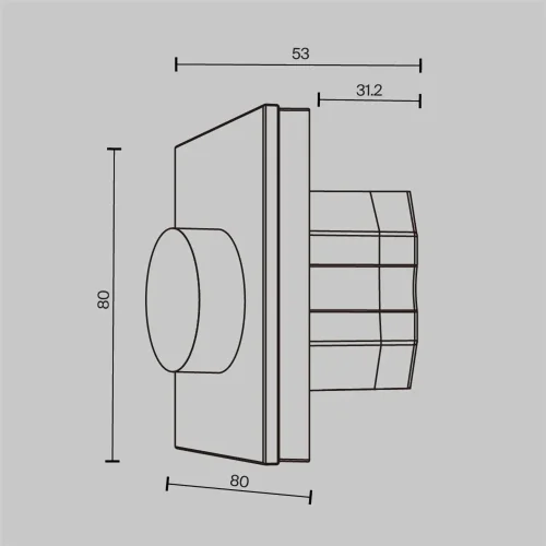 Роторная панель управления DALI DT8 MIX (Черный) - фото 4