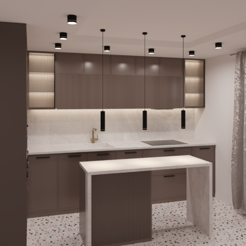 Светильник WOLTA WSL-GU10/P18BG под лампу GU10 Черный / золотой NIMB - фото 3.