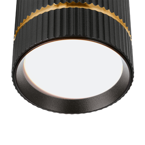 Светильник WOLTA WSL-GU10/P18BG под лампу GU10 Черный / золотой NIMB - фото 8.