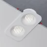 Светильник встраиваемый светодиодный с антибликовой решеткой Tetro 10W 4000K белый IP44 15277/LED - фото 3
