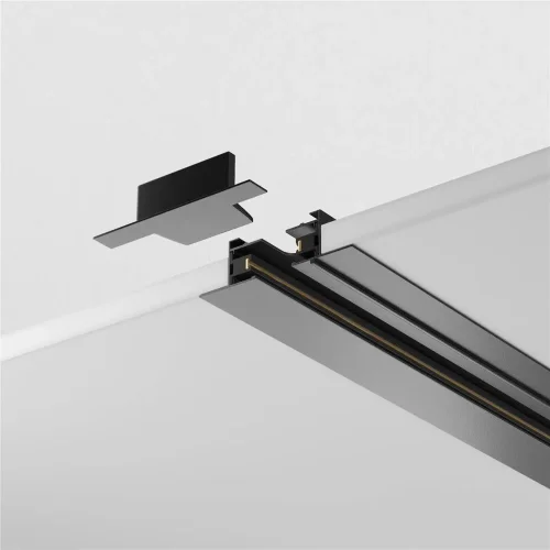 Шинопровод 2м Unity встраиваемый черный (Черный) - фото 4