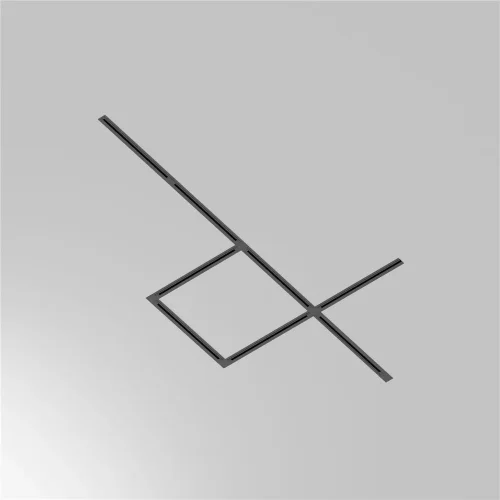 Шинопровод 2м Unity встраиваемый черный (Черный) TRX004-112B - фото 7