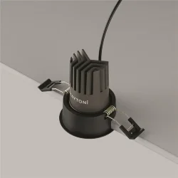 Встраиваемый светильник Dip Height 3000K 10Вт 50° (Черный)