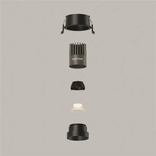 Встраиваемый светильник Dip Height 3000K 10Вт 50° (Черный) - фото 5