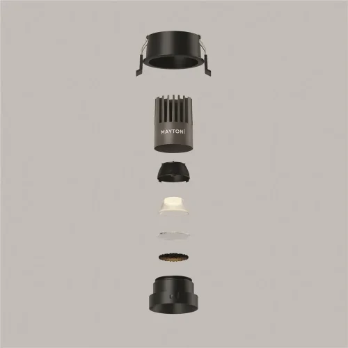 Встраиваемый светильник Dip Height 3000K 10Вт 50° (Черный) - фото 6