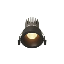 Встраиваемый светильник Омут / Dip 10 Вт 3000 К 50° (Черный) DL115-10W-3K-B