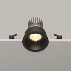 Встраиваемый светильник Омут / Dip 10 Вт 3000 К 50° (Черный) DL115-10W-3K-B