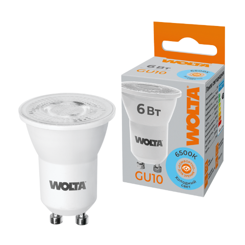 Светодиодная лампа WOLTA WSTD-JCDR-MR11-6W6KGU10-L MR11 6Вт 6500K GU10 - фото 1.