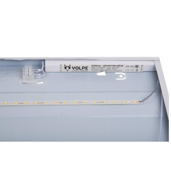 ULP-Q105 6060-36W-4000K WHITE Светильник светодиодный потолочный универсальный, Белый свет 4000K, Рассеиватель призма, Встроенный и-п, Корпус белый