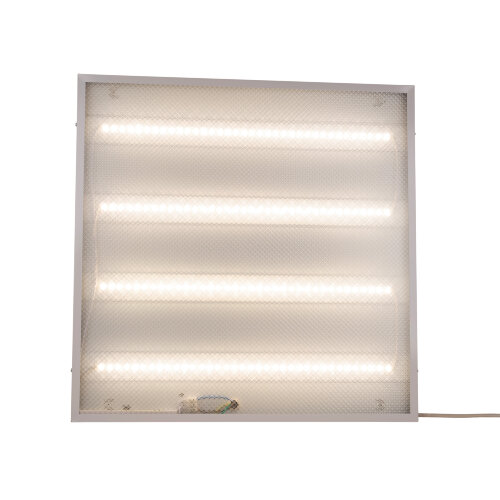 ULP-Q105 6060-36W-4000K WHITE Светильник светодиодный потолочный универсальный, Белый свет 4000K, Рассеиватель призма, Встроенный и-п, Корпус белый - фото 6