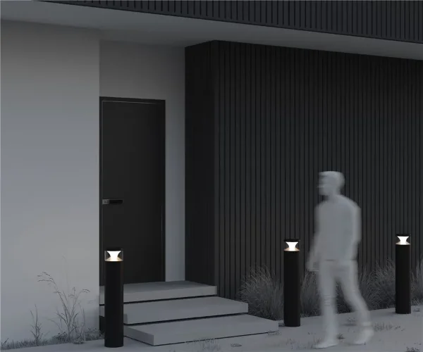 Ландшафтный светильник Pyro 3000К 21Вт IP 65 (Черный) - фото 8