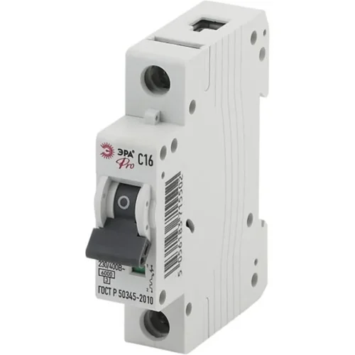 Выключатель автоматический модульный 1п C 16А ВА47-63 Pro NO-901-44 ЭРА Б0031814 - фото