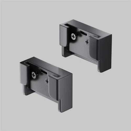 Заглушка двойная Parity черная, 2 шт в упаковке (Черный) - фото 3