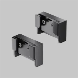 Заглушка двойная Parity черная, 2 шт в упаковке (Черный)