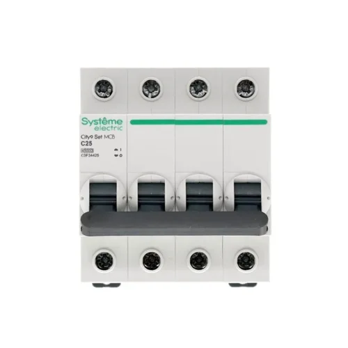 Выключатель автоматический модульный 4п C 25А 4.5кА City9 Set 400В SE C9F34425 - фото 2