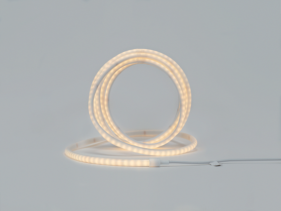 Термостойкая cветодиодная лента SMD 4040, 84 LED/м, 17 Вт/м, 24В , IP68, Цвет: RGB SPI, NE484-24-17-RGB-68-SPI. Фото 2