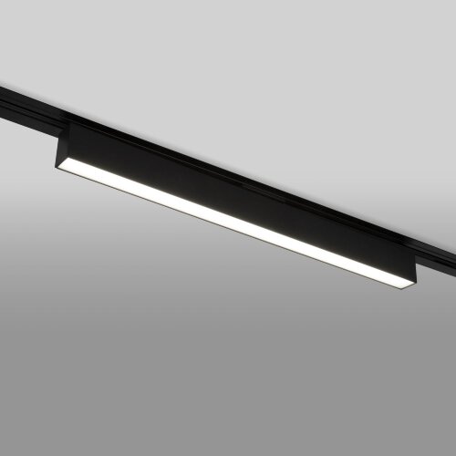 Трековый светодиодный светильник для однофазного шинопровода X-Line 20W 4200K черный матовый - Фото 4