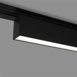 Трековый светодиодный светильник для однофазного шинопровода X-Line 20W 4200K черный матовый X-Line черный матовый 20W 4200K (LTB54) однофазный (052445)