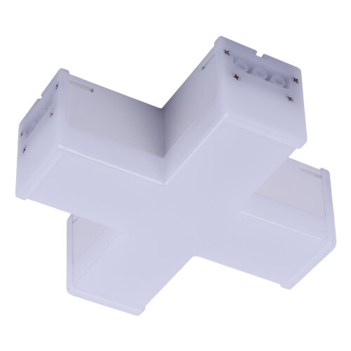 ULO-N11X-12W-4000K IP40 WHITE Светильник светодиодный X-образный, Белый свет 4000K, 1200Лм, Алюминий, Цвет белый, TM Uniel - фото 1