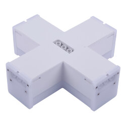 ULO-N11X-12W-4000K IP40 WHITE Светильник светодиодный X-образный, Белый свет 4000K, 1200Лм, Алюминий, Цвет белый, TM Uniel