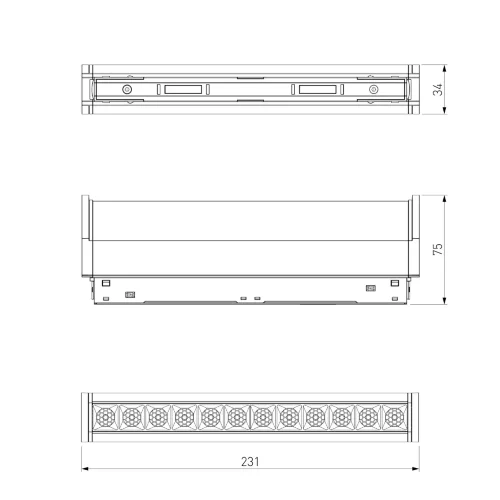 Slim Magnetic Трековый светильник 12W 4200K Alter белый 85049/01 85049/01 - фото 7