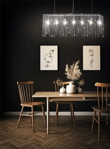 Подвесной светильник Empress E14х9 (Хром) - фото 3