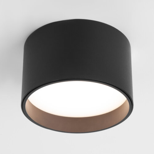 Накладной акцентный светильник черный - фото 1