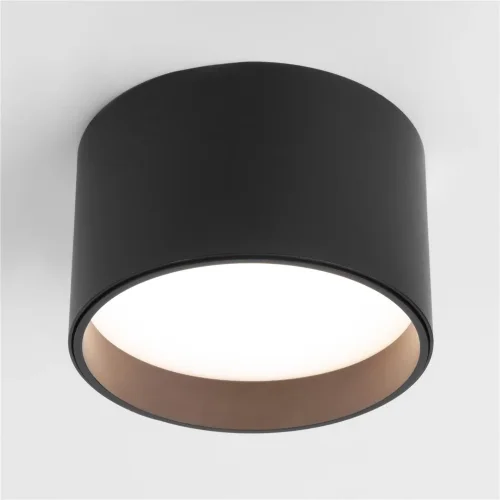 Накладной акцентный светильник черный 25123/LED - фото